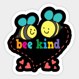 Bees Kindness Matters Honey Bee Sticker